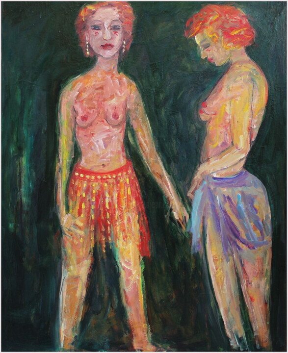 Les deux rouquines 绘画, 39.4x31.9 in