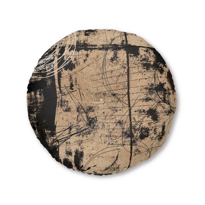 Designer Pouf One Of A Kind DISTRESSED 设计, 30x30 in