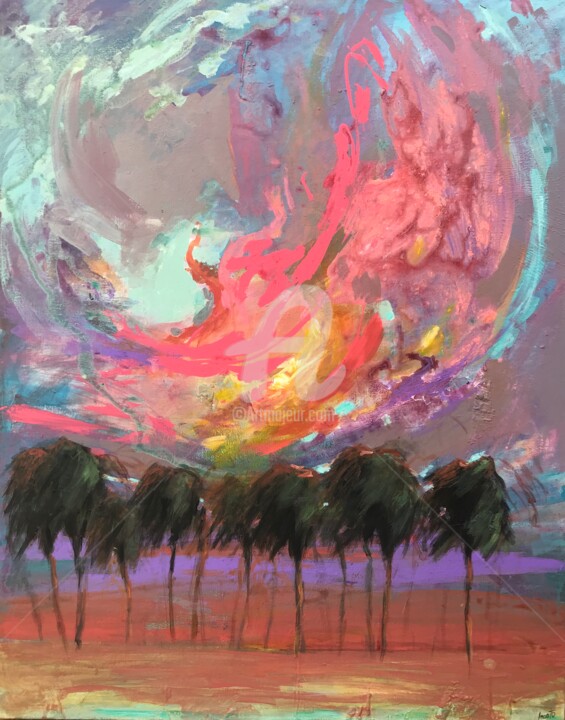 Opening Light 绘画, 36.2x28.7 in