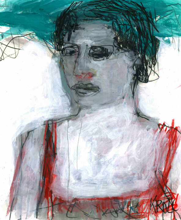 图画,  13.6x11.6 in 