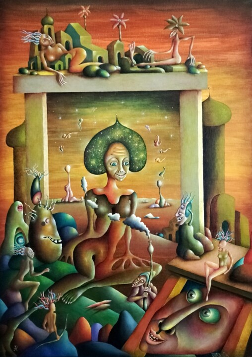 Vassilissa la très - sage 绘画, 27.6x19.7 in