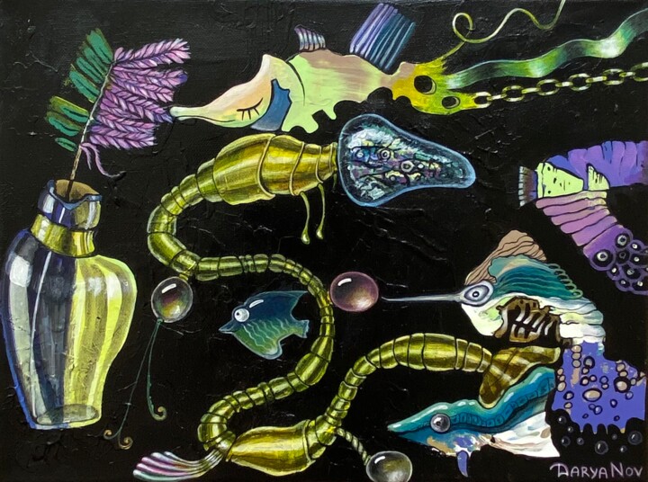 In high spirits 绘画, 11.8x15.8 in