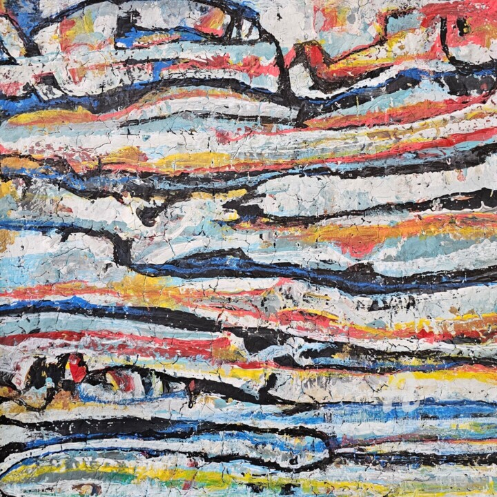 Artwork's surface or texture
