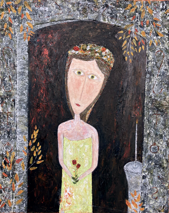 Elle Camilia de Chapelle Porte 1543 Paris 绘画, 60x48 in