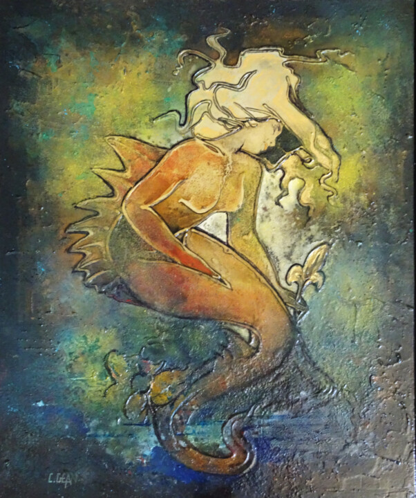 LYSCENSUELLE 绘画, 21.7x18.1 in