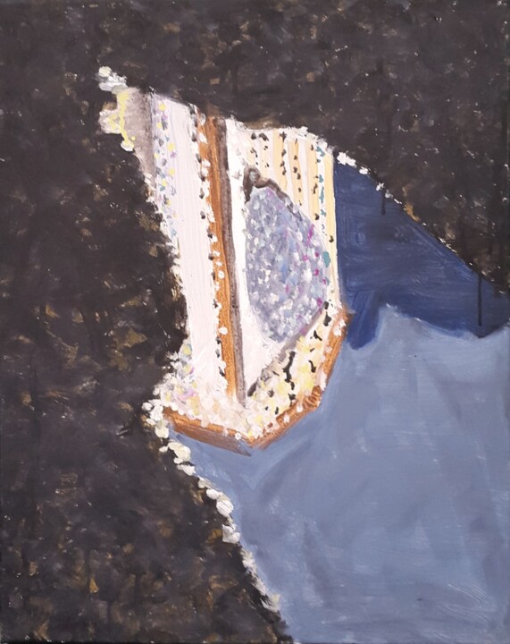 Les flaques _6 绘画, 19.7x15.8 in