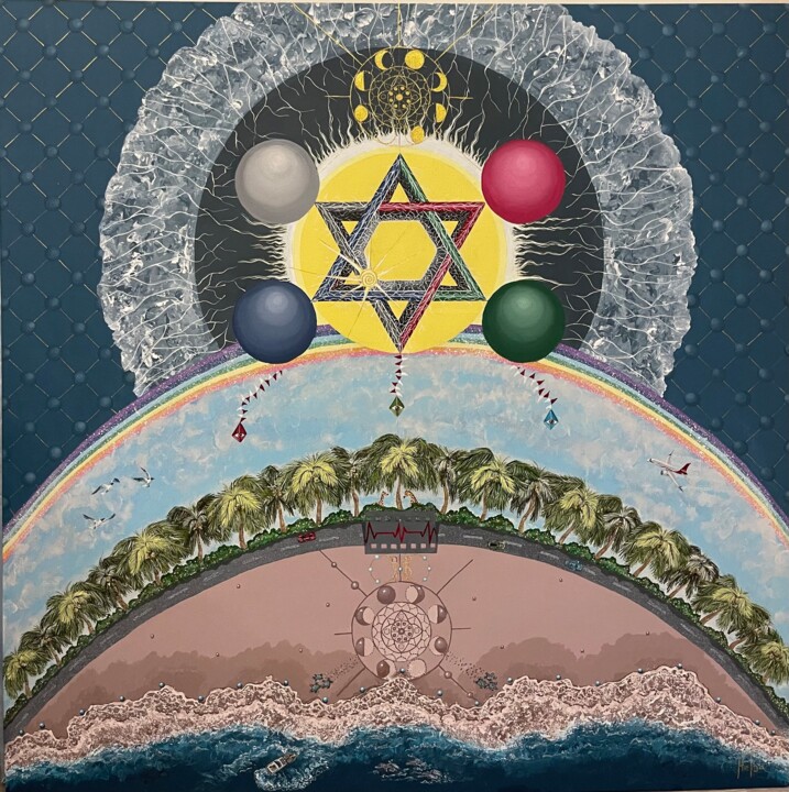 绘画,  31.5x31.5 in 