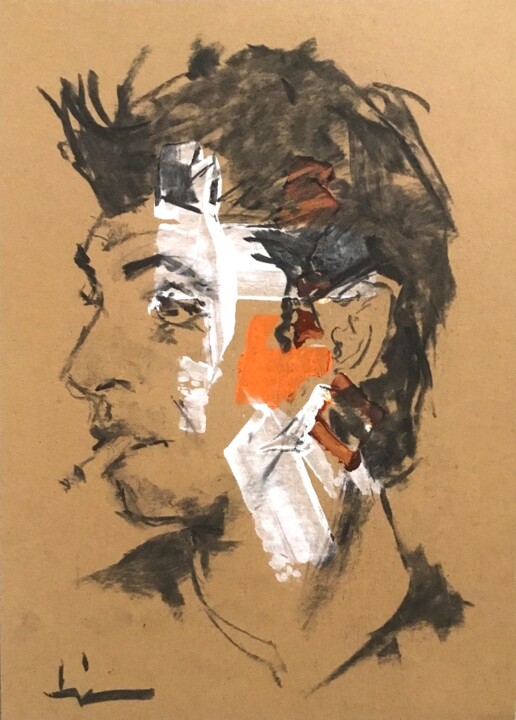 图画,  11.7x8.3 in 