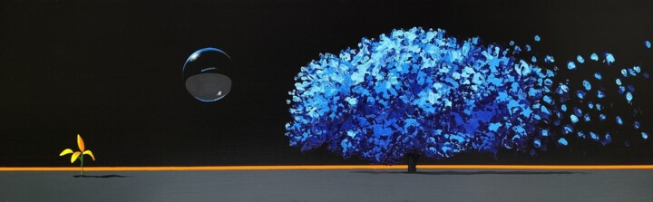 Painting,  9.8x31.5 in 