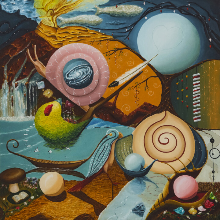 Painting,  31.5x31.5 in 