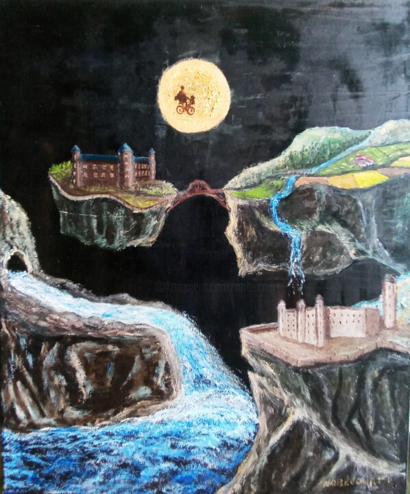 Féerie Painting, 23.6x19.7 in