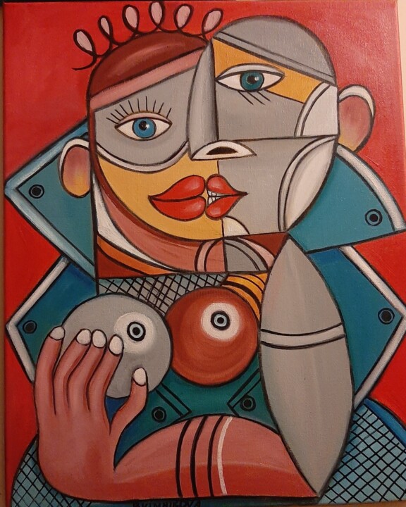 Beijo 绘画, 19.7x15.8 in