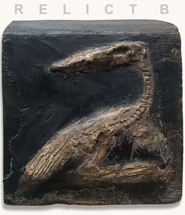 Relict B 绘画, 5.9x5.9 in