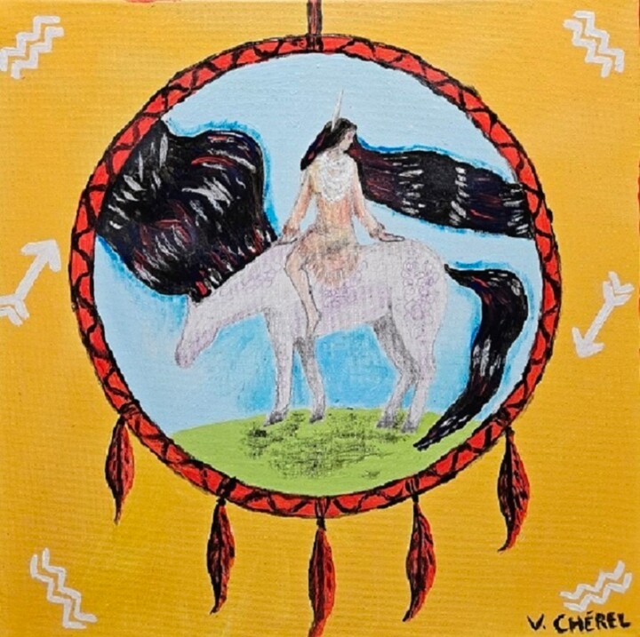 绘画,  15.8x15.8 in 