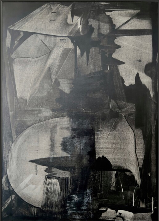 Gotham City 绘画, 39.4x27.6 in
