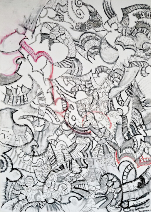 calligraphie 26 图画, 16.5x11.7 in