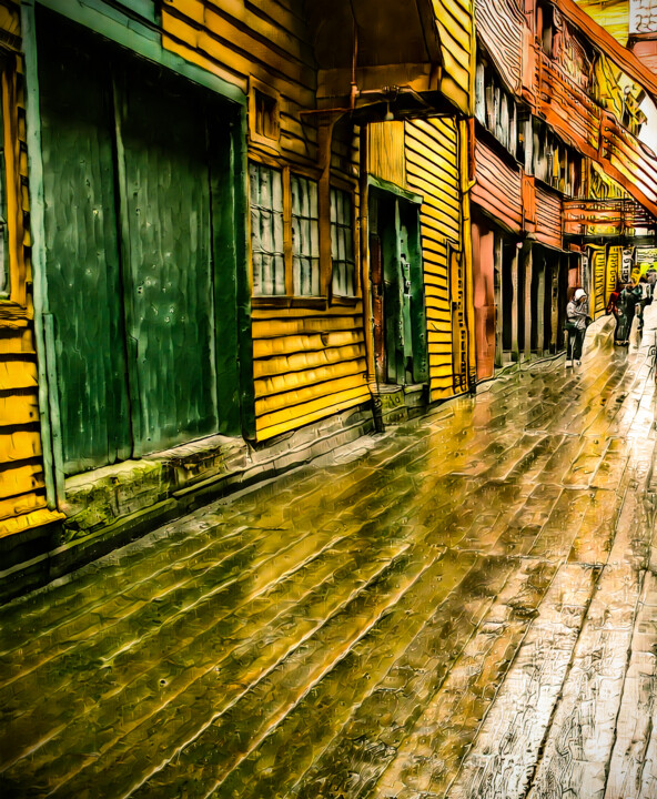 "BRYGGEN - BERGEN - NORWAY" 数字艺术