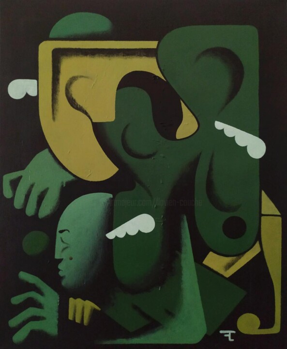 En tapinois 绘画, 24x19.7 in