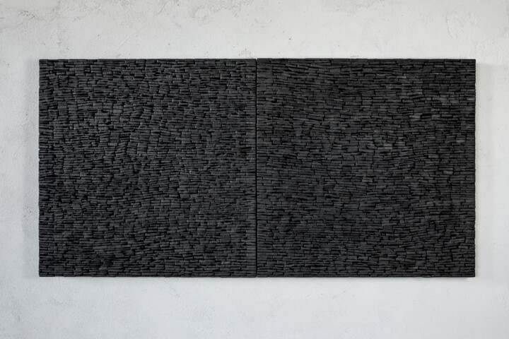 Coal seam 雕塑, 27.6x55.1 in
