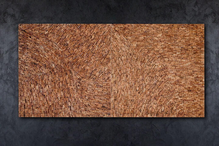 Autumn Wheat 雕塑, 27.6x55.1 in