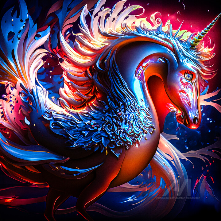"SWORN UNICORN" 数字艺术
