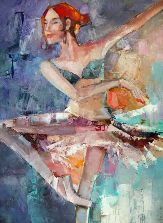 dance 绘画, 39.4x28.7 in