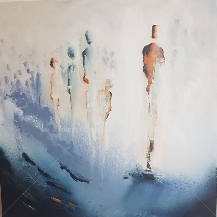 LE CHEMIN DES SECRETS _ 80 x 80 cm