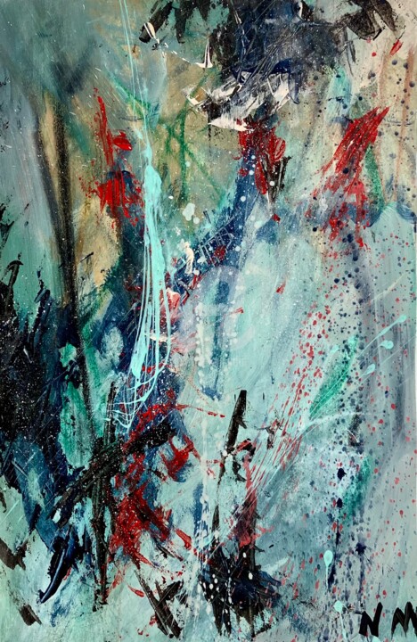 Blessures Narcissiques II 绘画, 37x27 in