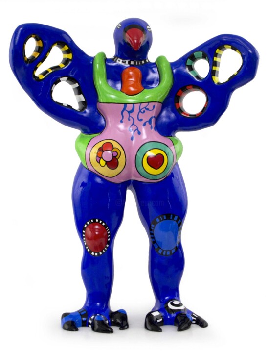 雕塑 标题为“L'Oiseau amoureux” 由Niki De Saint Phalle, 原创艺术品