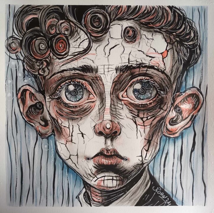 绘画,  15.8x15.8 in 