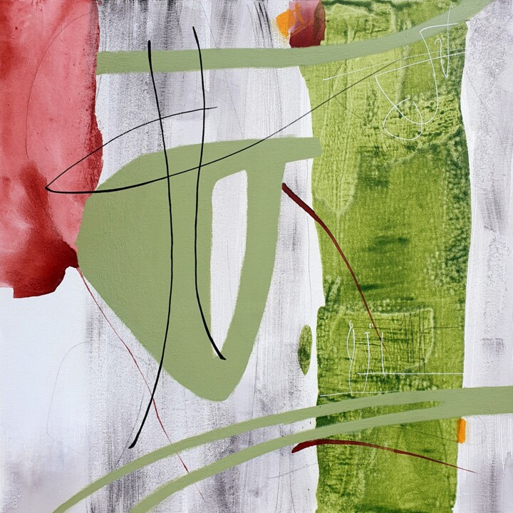 Peinture intitulée "Colors of my dreams…" par Isabelle Mignot, Œuvre d'art originale, Acrylique Monté sur Châssis en bois