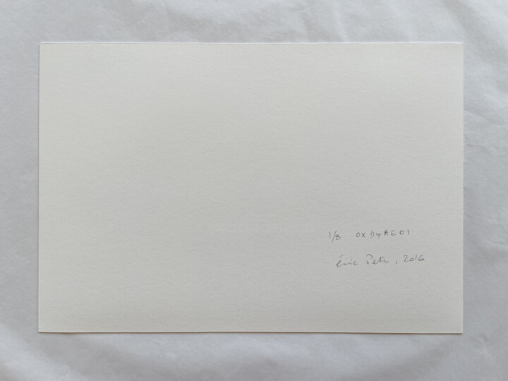 Arrière de l'œuvre