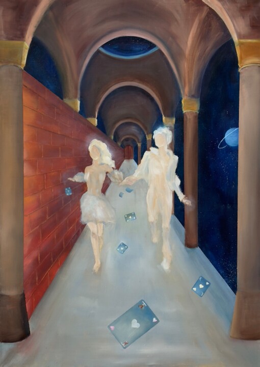spirits 绘画, 27.6x19.7 in