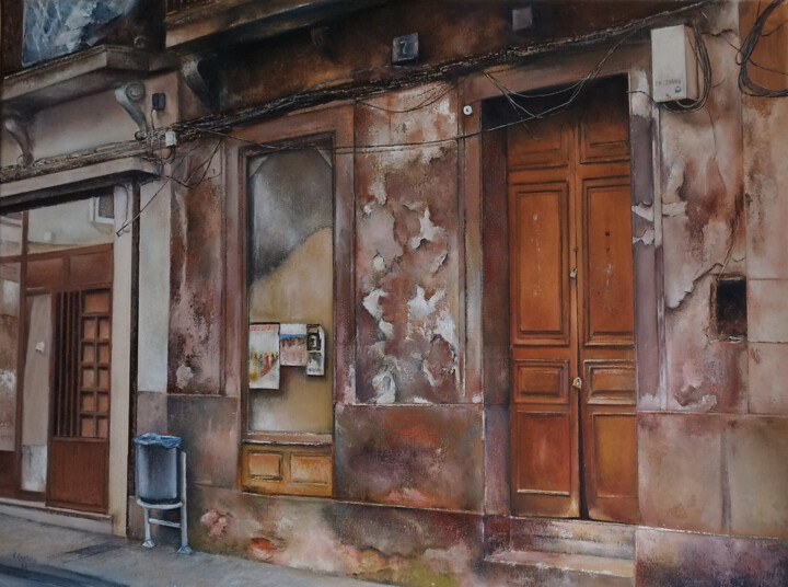 Fachada decadente 1 Painting, 23.6x31.5 in