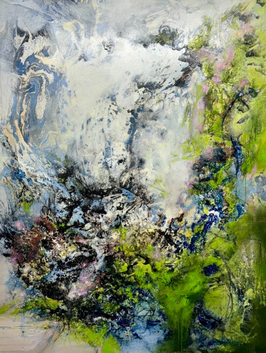 Caldera 2 绘画, 57.5x44.9 in