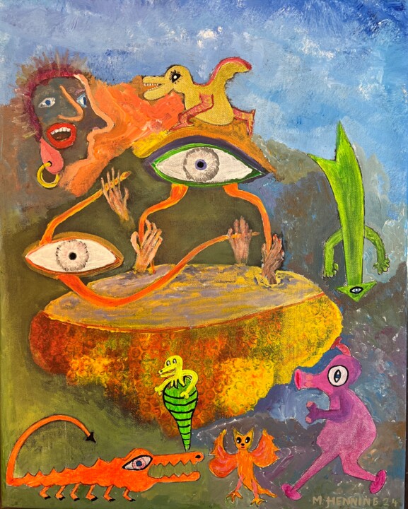Gedankengut 绘画, 19.7x15.8 in