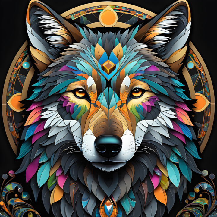 Wolf Spirit 数字艺术