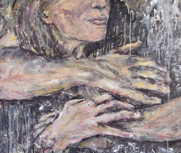Big hugs 绘画, 23.6x27.6 in