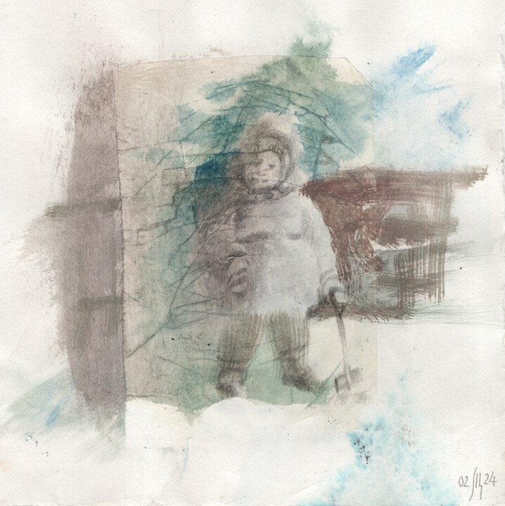 绘画,  8.3x8.3 in 