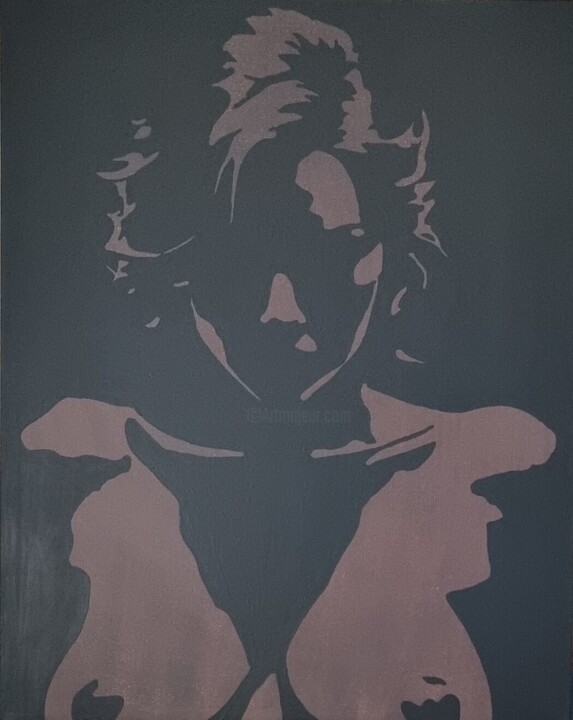 Painting titled "Eternel" by David Jaccard, Original Artwork, Acrylic