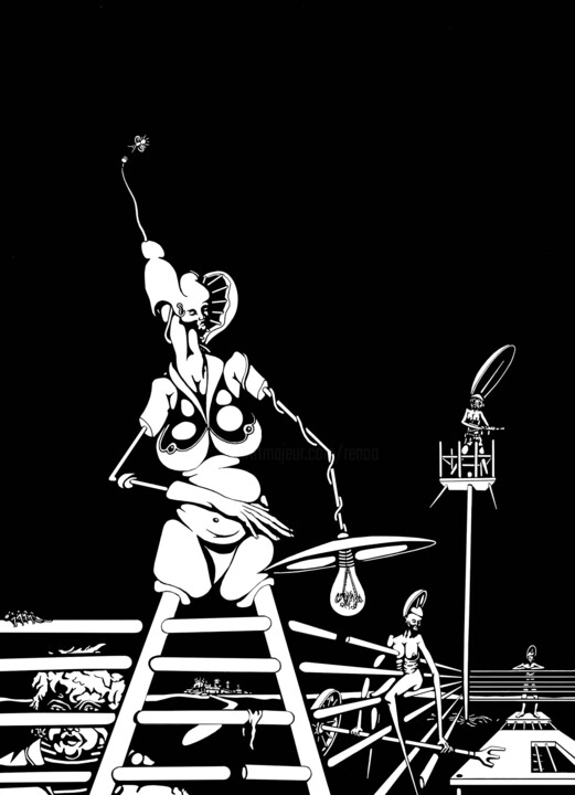 " MéMOIRE SUSPENDUE " 图画