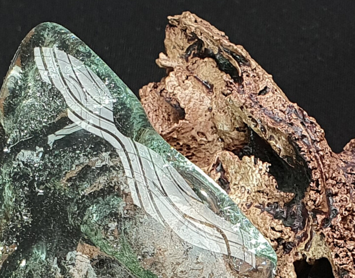 Artwork's surface or texture