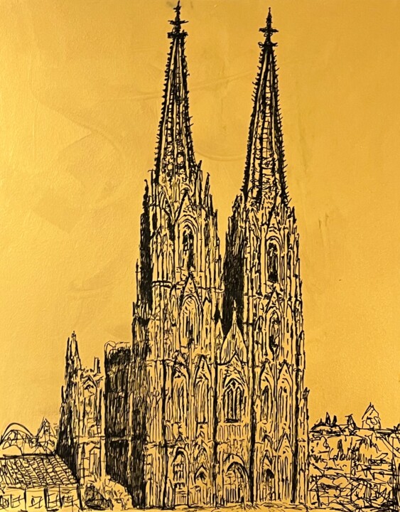 Kölner Dom 绘画, 39.4x31.5 in