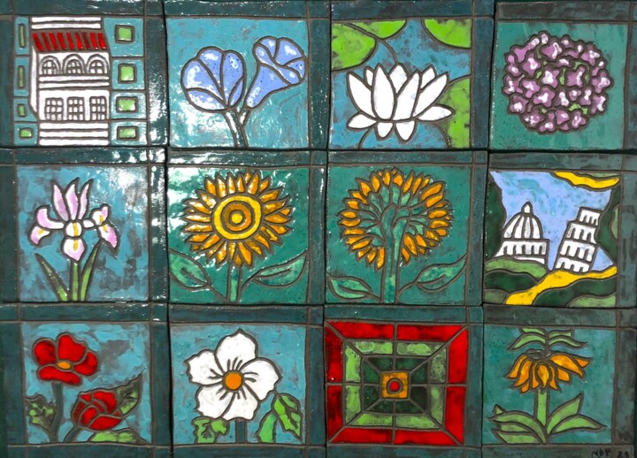 Pisa Botanical Garden 雕塑, 20.5x26.8 in