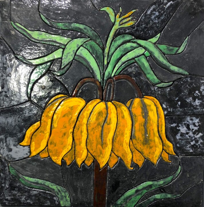 Fritillaria 雕塑, 24.8x24.8 in