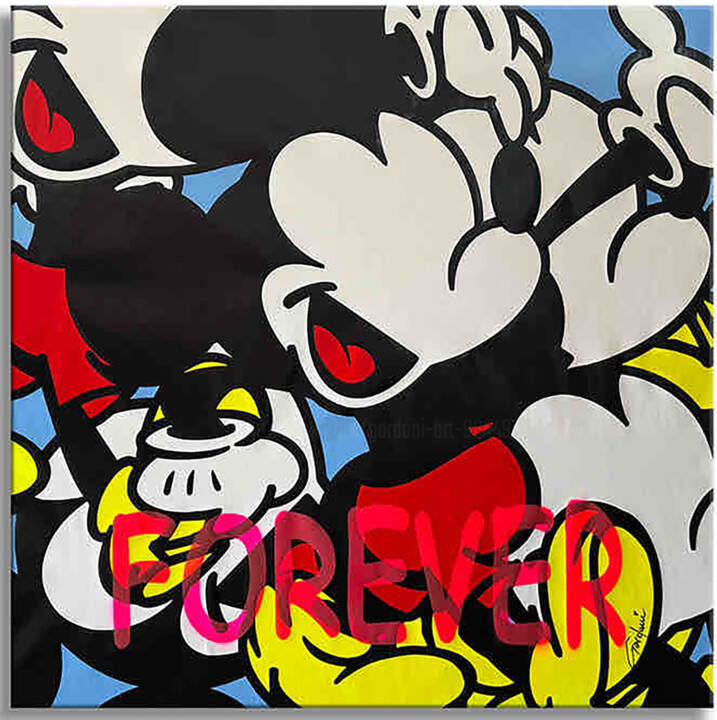 Forever - Original Painting on Canvas 绘画, 39x39 in