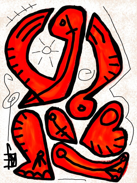 Nu tête 数字艺术