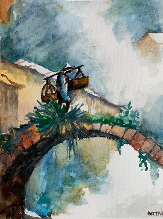绘画,  14.2x11 in 