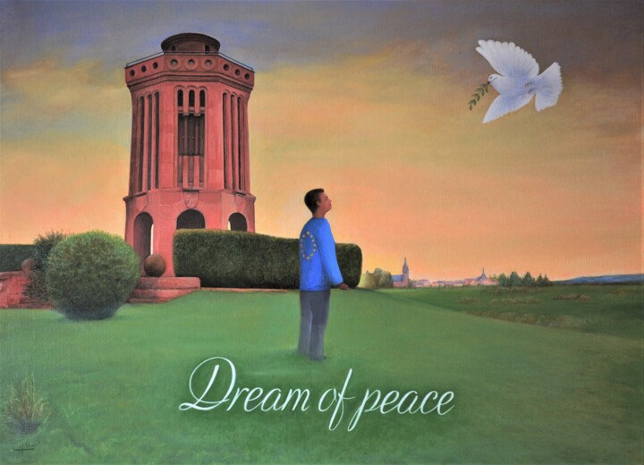 Dream of Peace 绘画, 31.9x39.4 in