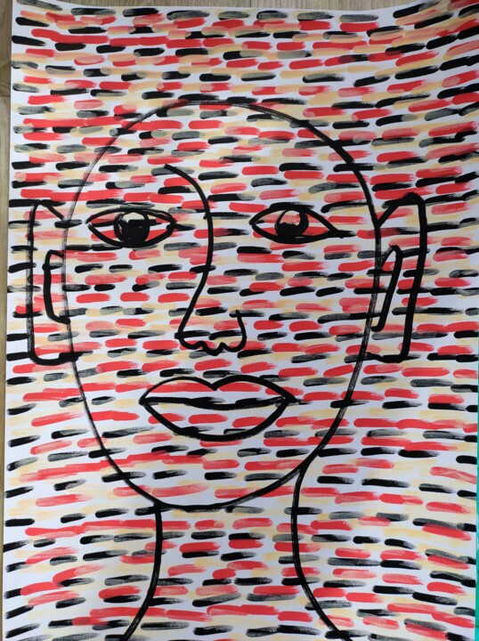 图画,  16.5x11.7 in 